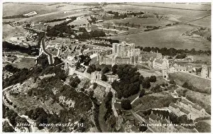Clifftop: Dover Castle, Kent - Aerial View