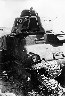Downed: Downed French tanks, 1940