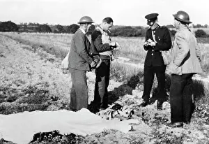 Crashes: Downed German airmen, 1940