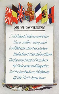 Downhearted: Are We Downhearted? WWI postcard