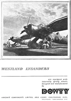 Internally: Dowty Internally Sprung Aircraft Wheels - Lysander
