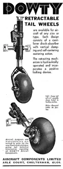 Retractable: Dowty Retractable Aircraft Tail Wheels