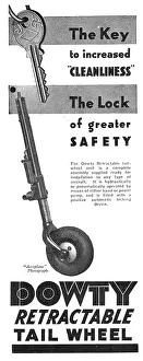 Retractable: Dowty Retractable Tail Wheel