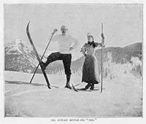 Doyle - Skiing - Alps 1894