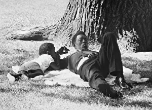 Dozing: Dozing in a Manchester Park