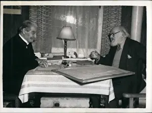 Schweitzer: Dr Albert Schweitzer and Augustus John in London