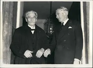 Schweitzer: Dr Albert Schweitzer and Sir Anthony Eden PM