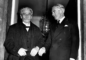 Schweitzer: Dr Albert Schweitzer and Sir Anthony Eden PM