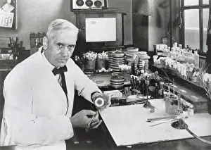 Pharmacology: Dr. Alexander Fleming, (1903-1972), Scottish biologist