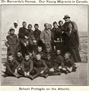Aimed: Dr Barnardo's children migrating to Canada