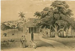 Missionary: Dr Bettelheim's residence at Napa, Loo-Choo, China