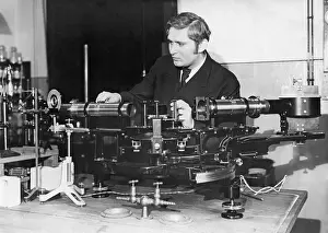 Convert: Dr. Buno Lange experimenting, 1929
