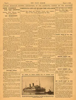 Tabloid: Dr Crippen arrested