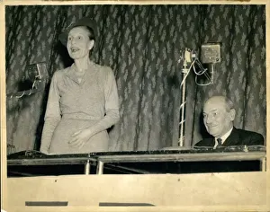 Summerskill: Dr Edith Summerskill speaks at Labour Party conference