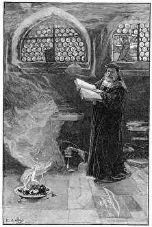 Goethe: Dr Faustus conjuring up Mephistopheles. Faust