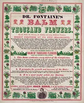 Balm: Dr. Fontain's balm of thousand flowers