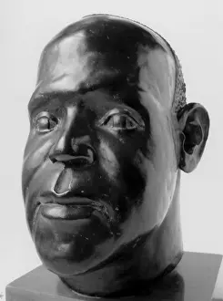 Described: Dr Harold Moody bronze portrait