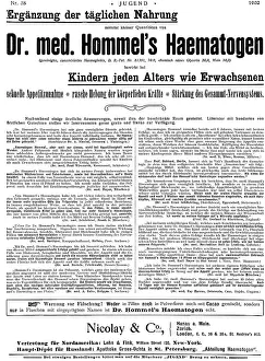 Hanau: Dr. Hommel's advert
