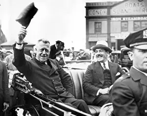Whalen: Dr. Hugo Eckener is received after the world flight of the L