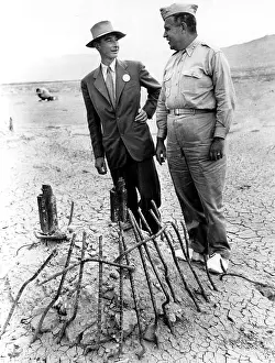 Groves: DR. J. ROBERT OPPENHEIMER, with Maj. Gen. ?