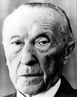 Adenauer: Dr Konrad Adenauer, German Chancellor