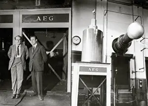 Cathode: Dr. Lange and Dr. Brasch at their laboratory