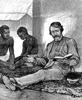 Explorations: Dr. Livingstone reading the Bible