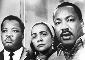 Coretta: Dr. Martin Luther King (right), with his ?