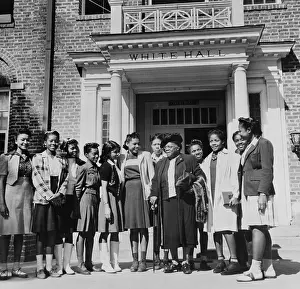 Cookman: Dr. Mary Bethune (1875-1955) saying goodbye ?