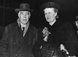 Bohr: Dr. Niels Bohr, Danish Atomic Scientist, and Mrs