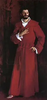 Sargent: Dr Pozzi at Home, by Singer Sargent
