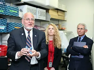 Durable: Dr. Robert Redfield learns about universal flu
