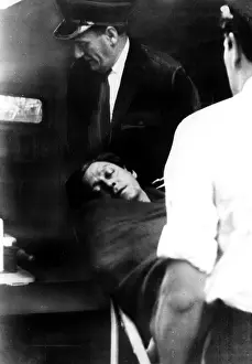 Overdose: Dr. Stephen Ward being carried from his ?