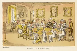 Rowlandson: Dr Syntax at a card party
