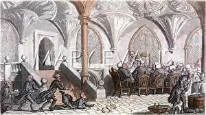 Oxbridge: Dr Syntax entertained at college