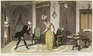 Mistaken: Dr Syntax received by the maid instead of the mistress