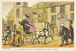 Vicarage: Dr Syntax taking possession of his living