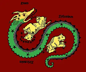 Poeticon: Draco, Ursa Major and Ursa Minor Constellations