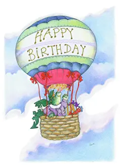 Endersby: Dragon in a Hot Air Balloon