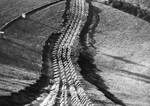 Possible: Dragon's teeth against tanks at the Siegfried Line, 1939