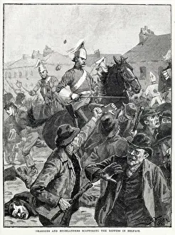 Rioting: Dragoons and Highlanders, Rioters in Belfast 1872