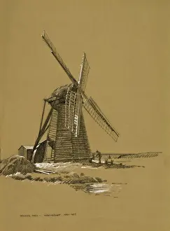 Draining: Draining Mill at Herringfleet, Suffolk
