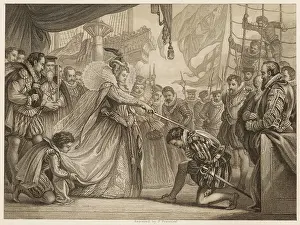 1581: Drake knighted 1581