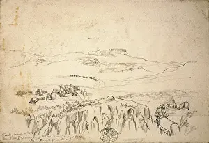 1820 1875: Drakensberg near Van Reenens pass