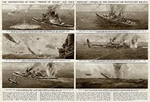 Phases: Dramatic air battle off Malaya by G. H. Davis