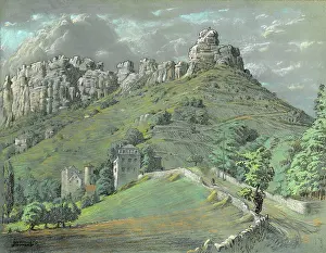 Mountainside: Dramatic landscape