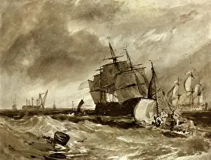 Navigate: Dramatic Seascape, by J M W Turner