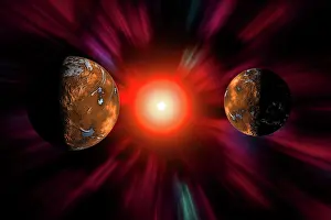 Orbit: A dramatic solar storm caused by a star in outer space
