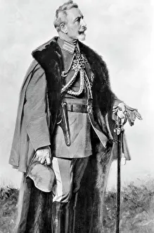 Abbot: Drawing of Emperor William II, around the 1920s