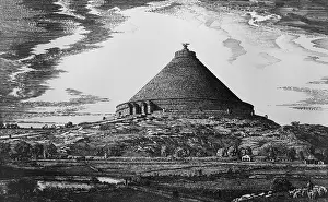 Kreis: Drawing by German architect Wilhelm Kreis of a